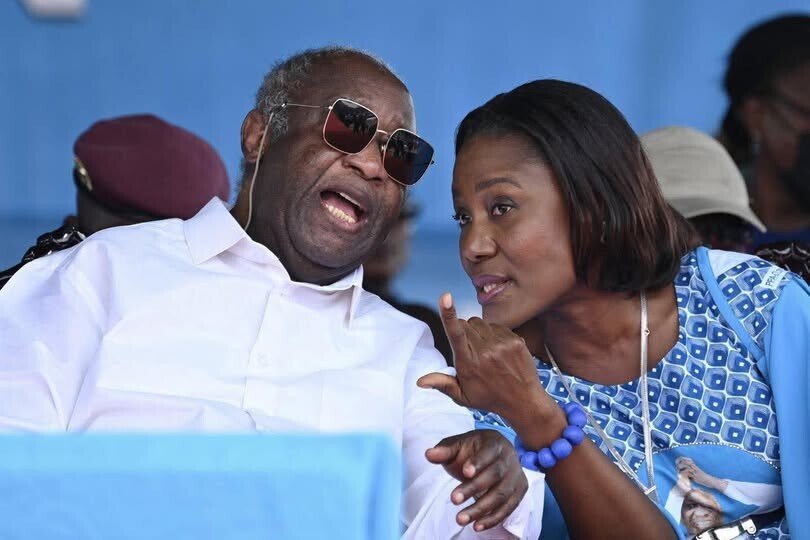 Nady Bamba et Laurent Gbagbo